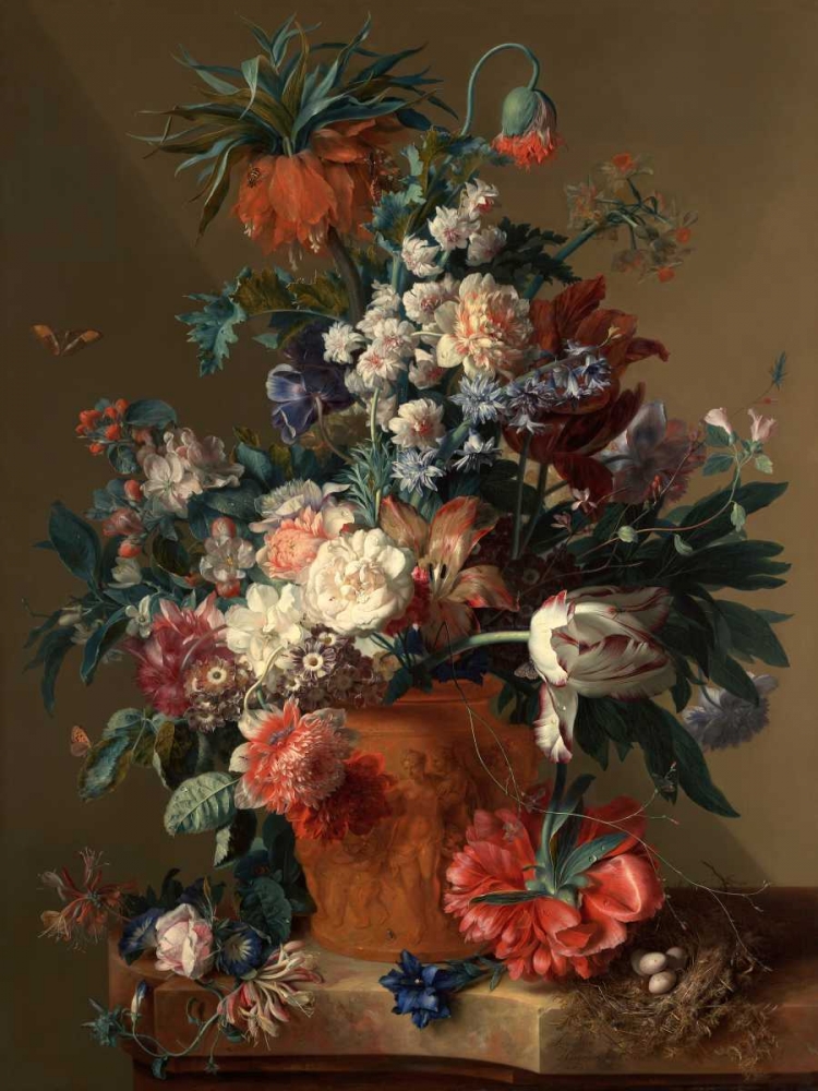 Vase art print by Jan van Huysum for $57.95 CAD
