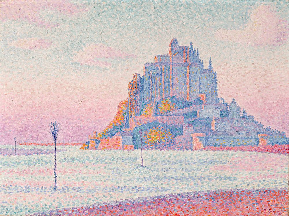 Mont Saint-Michel, Setting Sun art print by Paul Signac for $57.95 CAD
