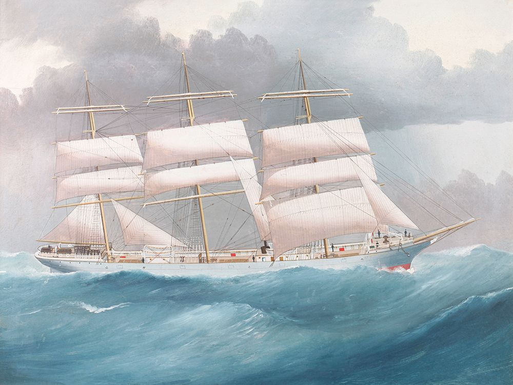 The Ship Brynymor at Sea art print by Anonymous for $57.95 CAD