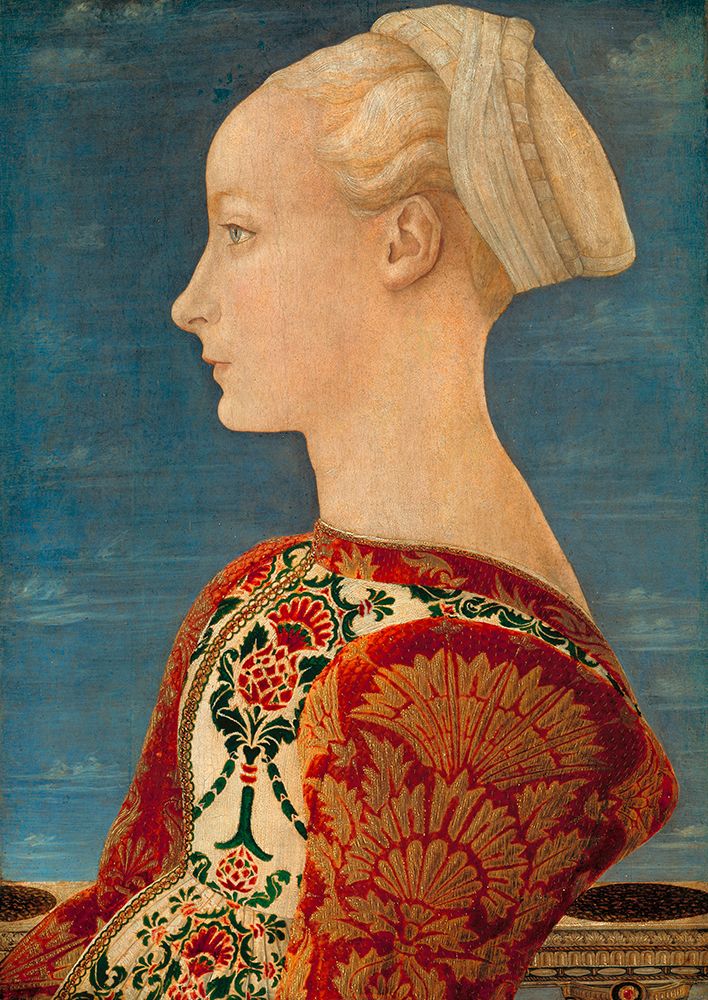 Ritratto di profilo di giovane donna art print by Piero del Pollaiolo for $57.95 CAD