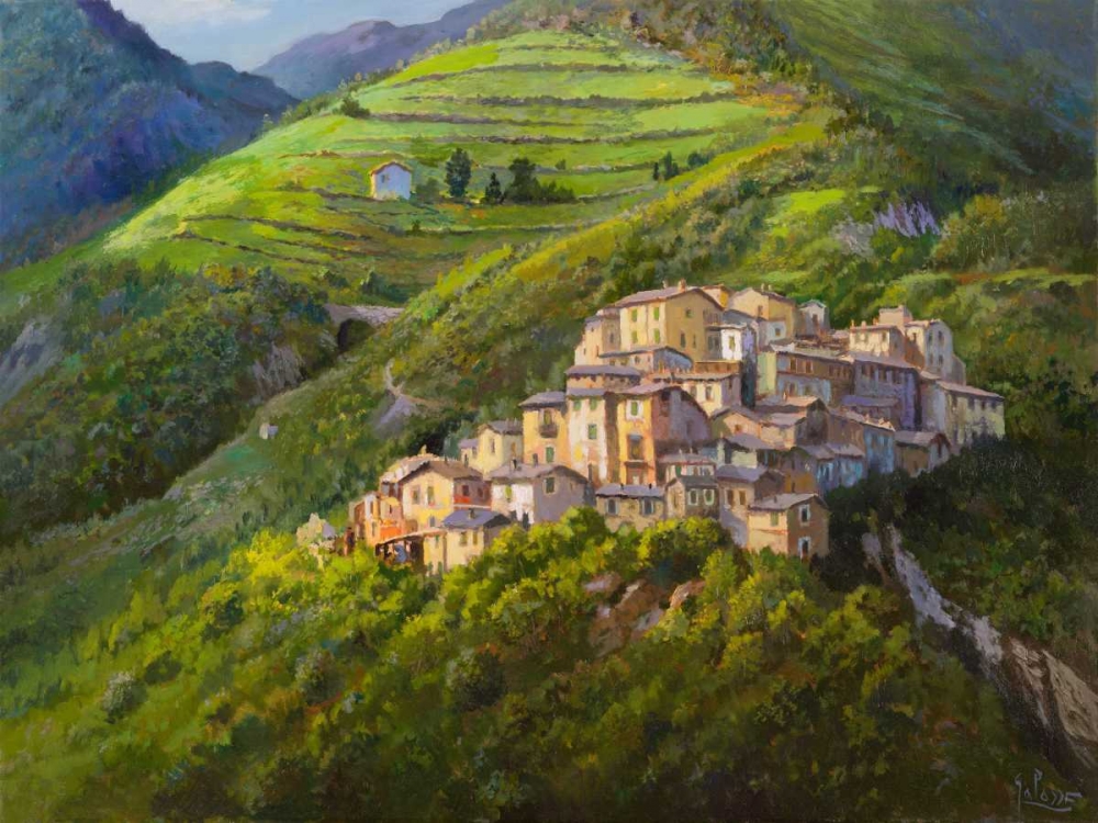 Villaggio sui monti art print by Adriano Galasso for $57.95 CAD