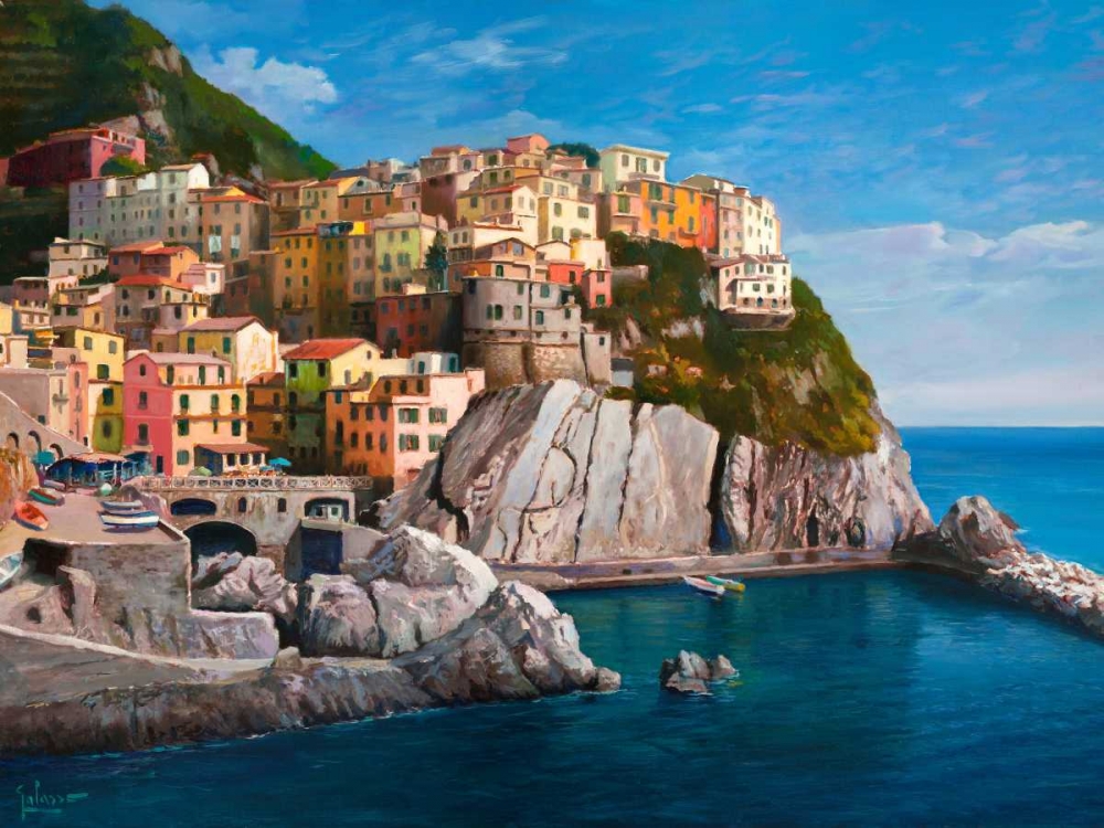 Manarola-Le Cinque Terre art print by Adriano Galasso for $57.95 CAD