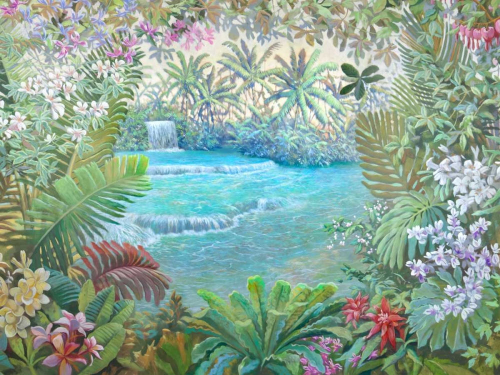 Cascata tropicale (detail) art print by Frank Krahmer for $57.95 CAD