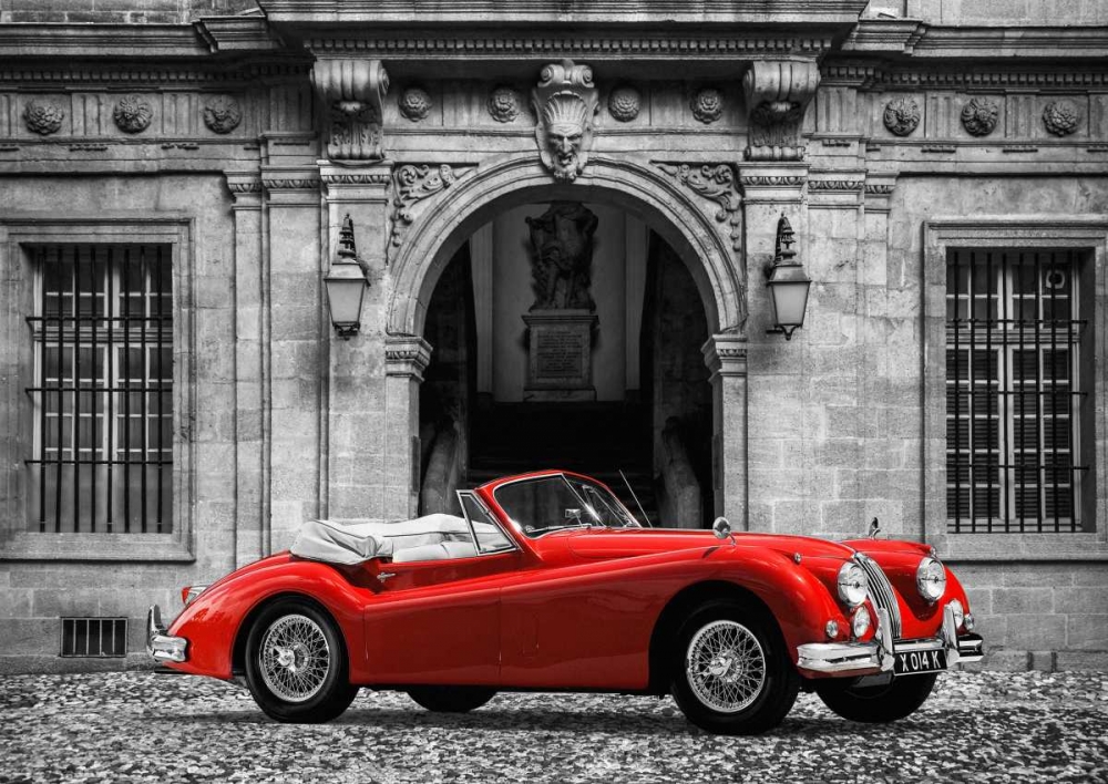 Luxury Car in front of Classic Palace art print by Gasoline Images for $57.95 CAD