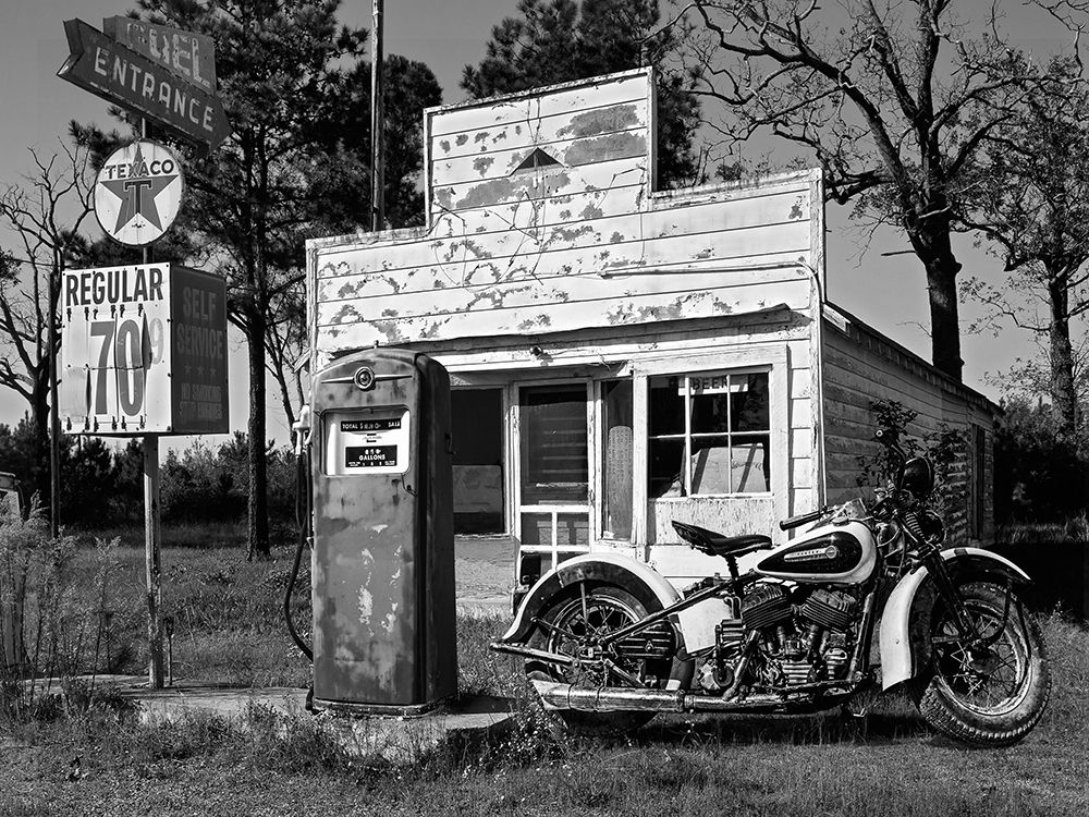 Abandoned gas station, New Mexico art print by Gasoline Images for $57.95 CAD