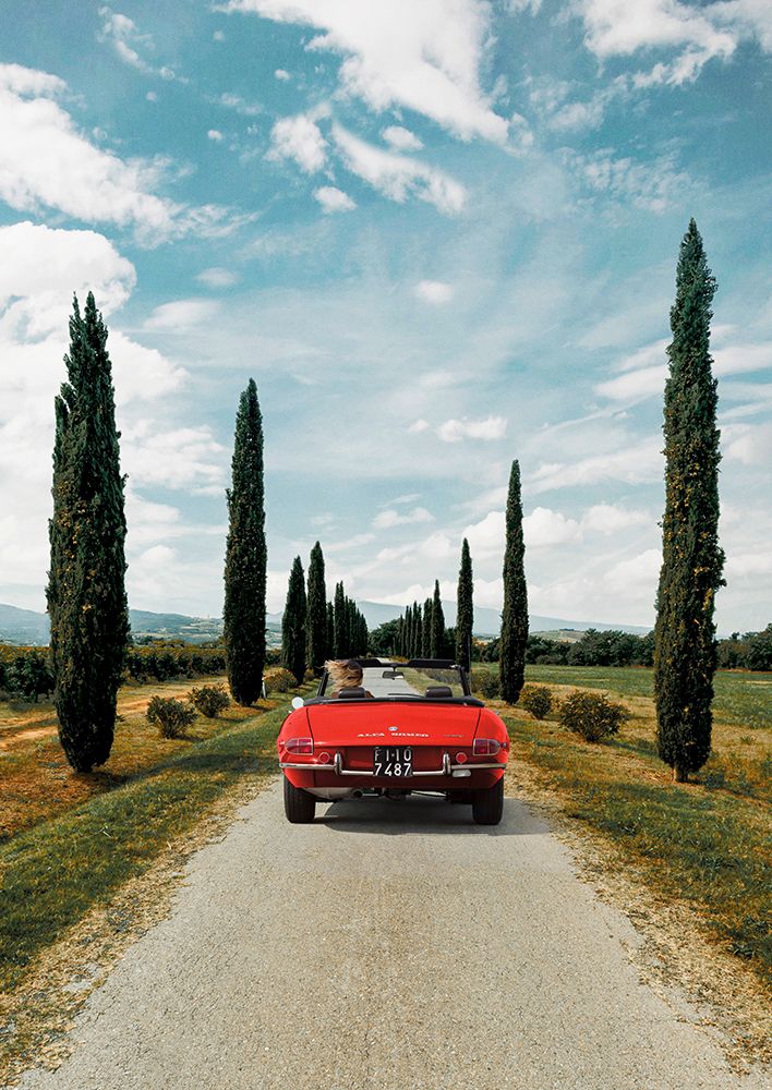 Sportscar in Tuscany art print by Gasoline Images for $57.95 CAD