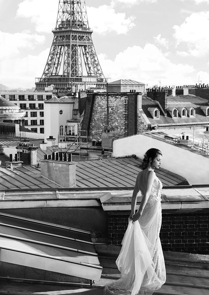 On the roofs in Paris art print by Julian Lauren for $57.95 CAD
