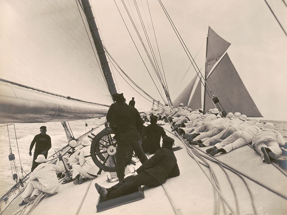 Crew of the Reliance, Americas Cup, 1903 art print by Anonymous for $57.95 CAD