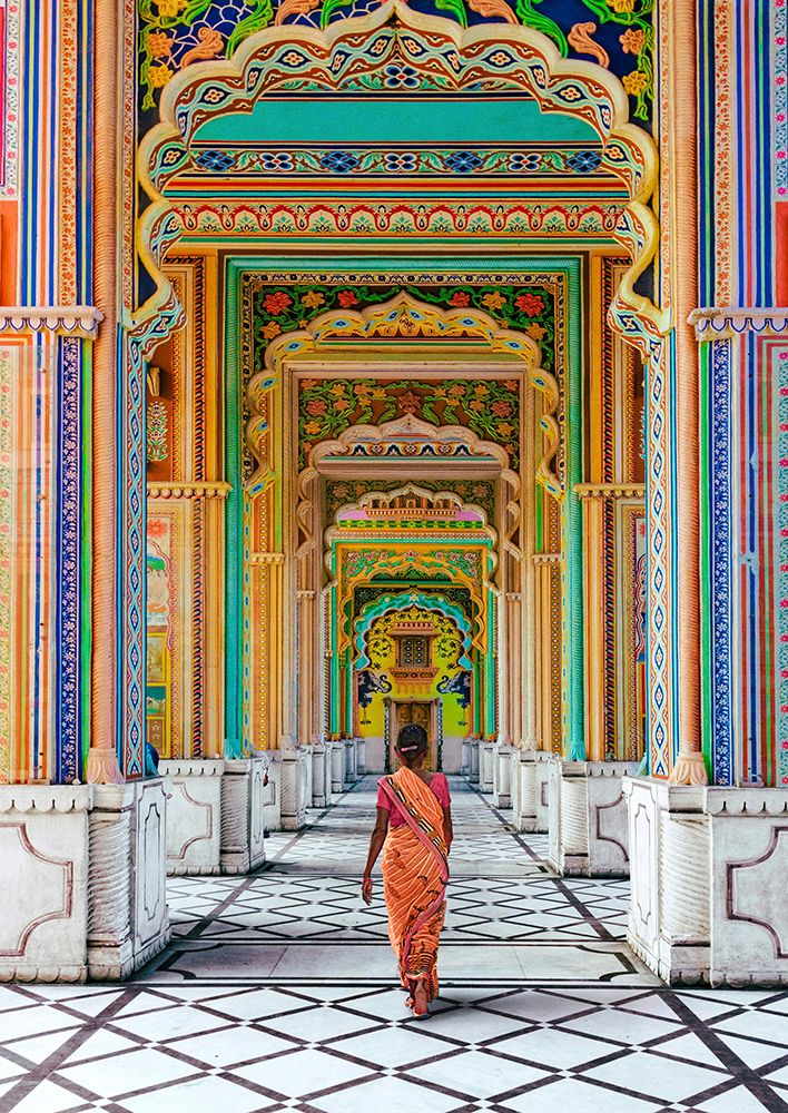 Patrika Gate, Jaipur, India art print by Pangea Images for $57.95 CAD