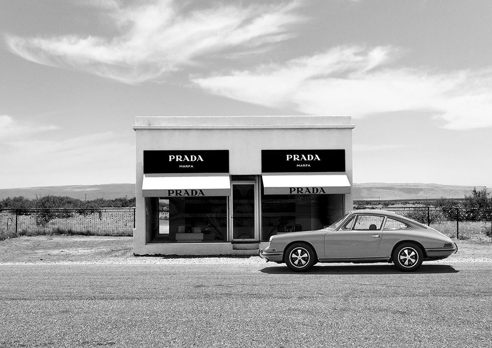 Marfa, Texas (BW) art print by Julian Lauren for $57.95 CAD