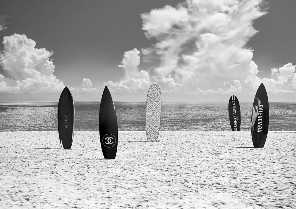 Surf Beach art print by Julian Lauren for $57.95 CAD