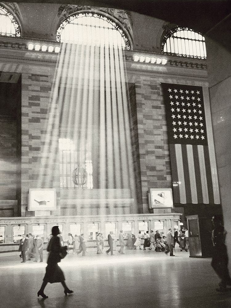 Grand Central Terminal, NYC, 1953 art print by Angelo Rizzuto for $57.95 CAD