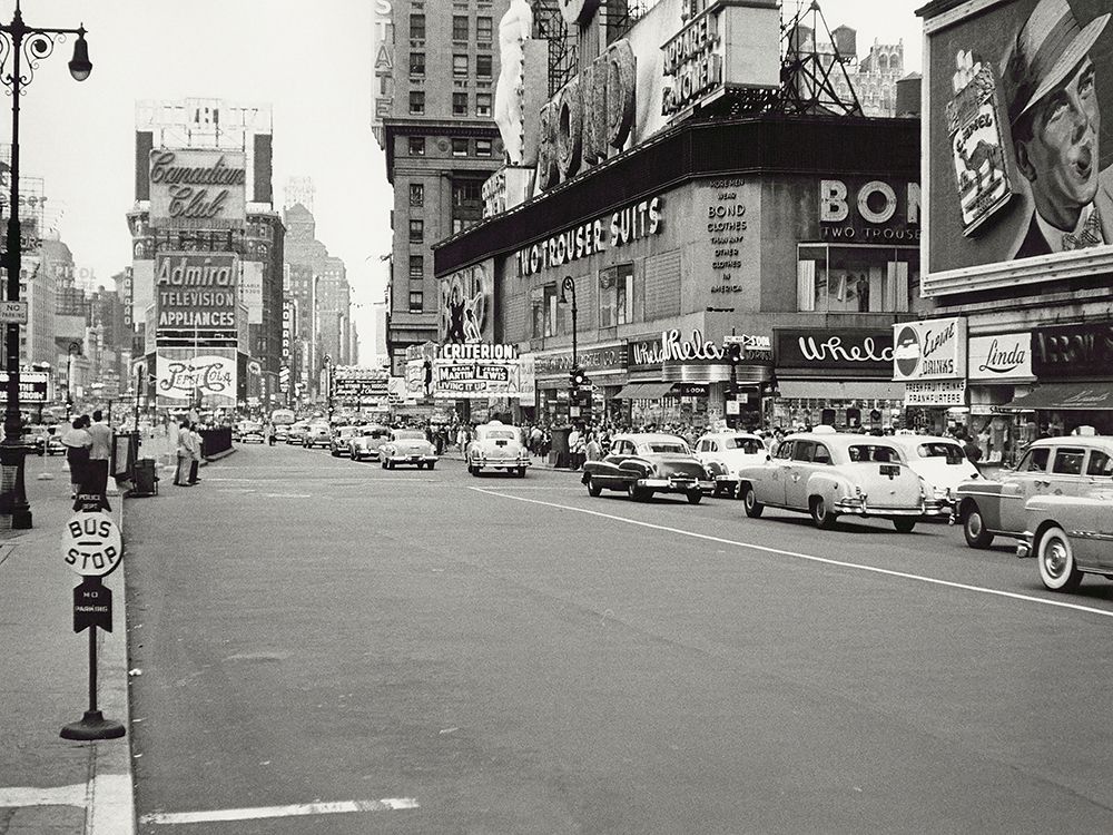 West 45th Street, 1954 art print by Angelo Rizzuto for $57.95 CAD
