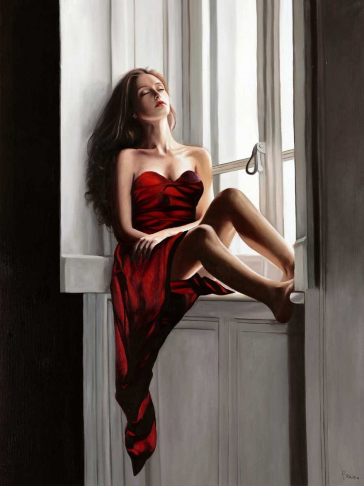 At the window art print by Pierre Benson for $57.95 CAD