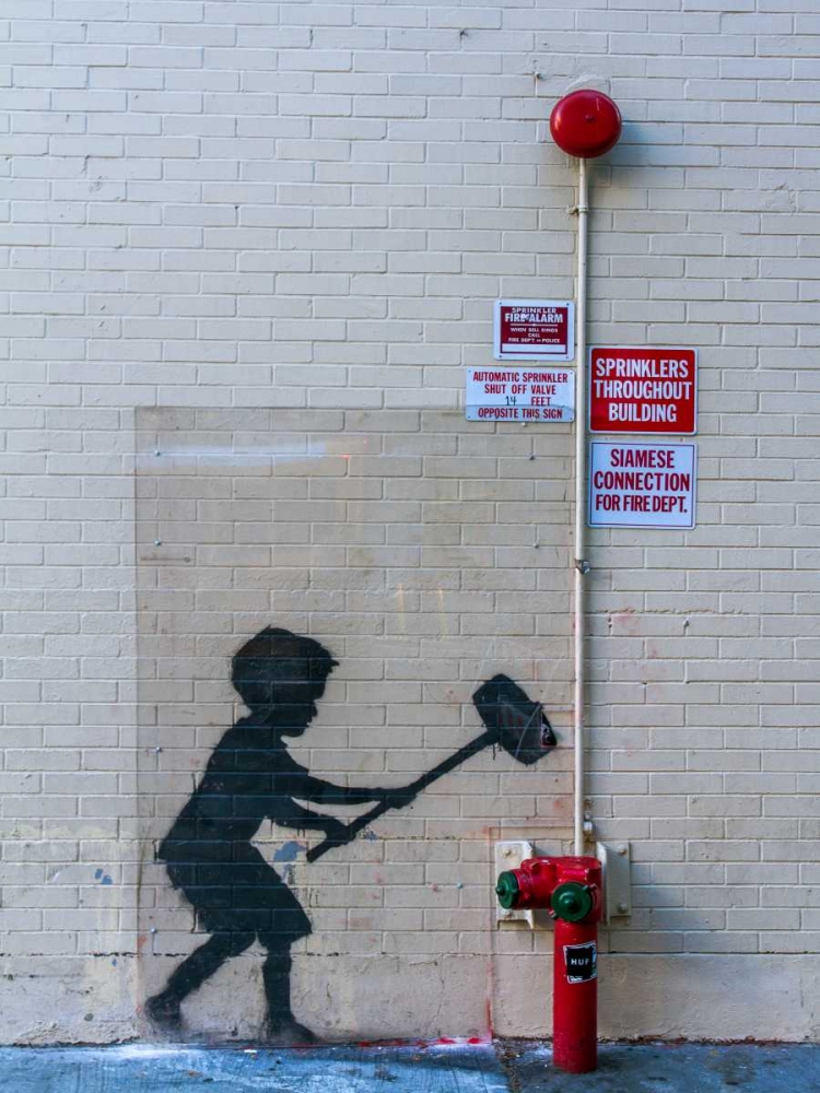 79th Street-Broadway NYC-graffiti attributed to Banksy art print by Anonymous for $57.95 CAD