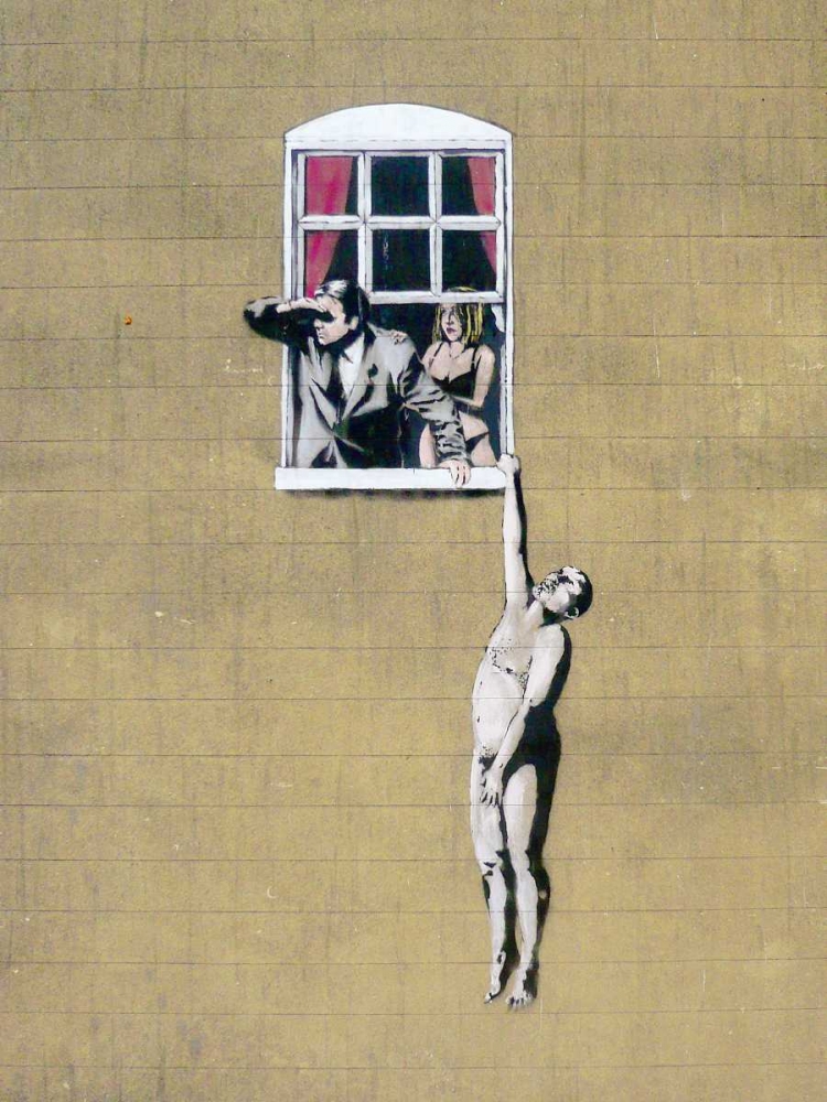 Park Street, Bristol (graffiti attributed to Banksy) art print by Anonymous (attributed to Banksy) for $57.95 CAD