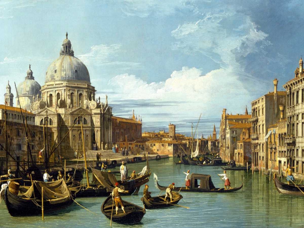 The Entrance to the Grand Canal Venice art print by Canaletto for $57.95 CAD