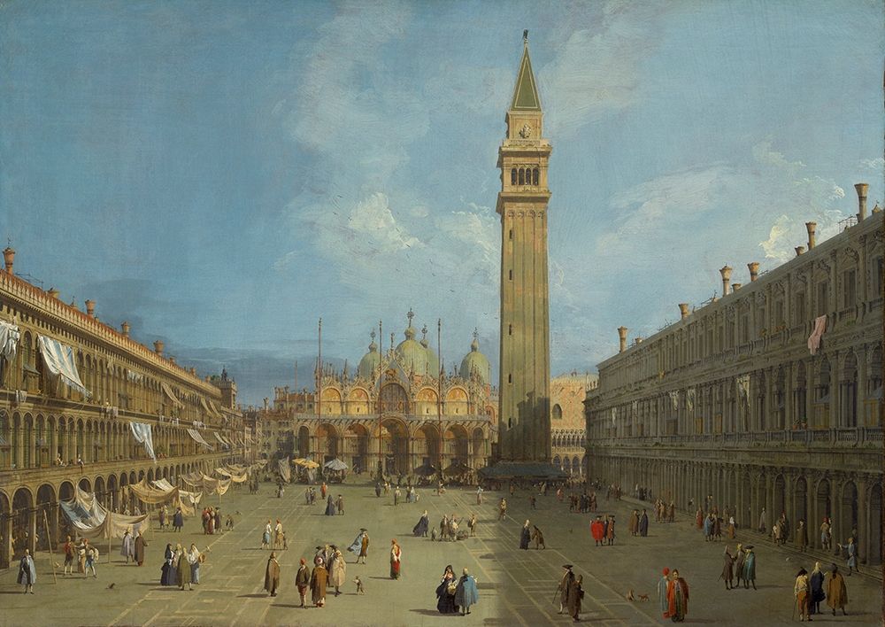 Piazza San Marco art print by Canaletto for $57.95 CAD