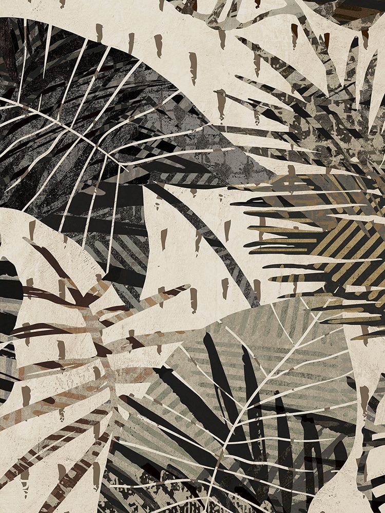Grey Palms Panel I art print by Eve C. Grant for $57.95 CAD