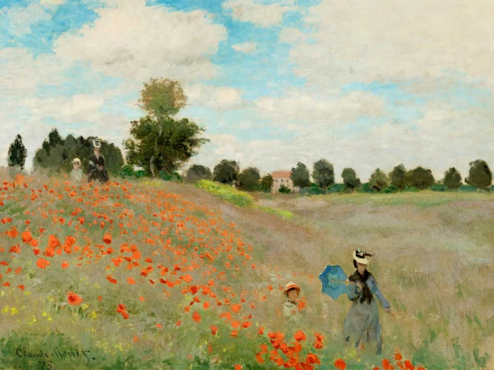 Coquelicots art print by Claude Monet for $57.95 CAD