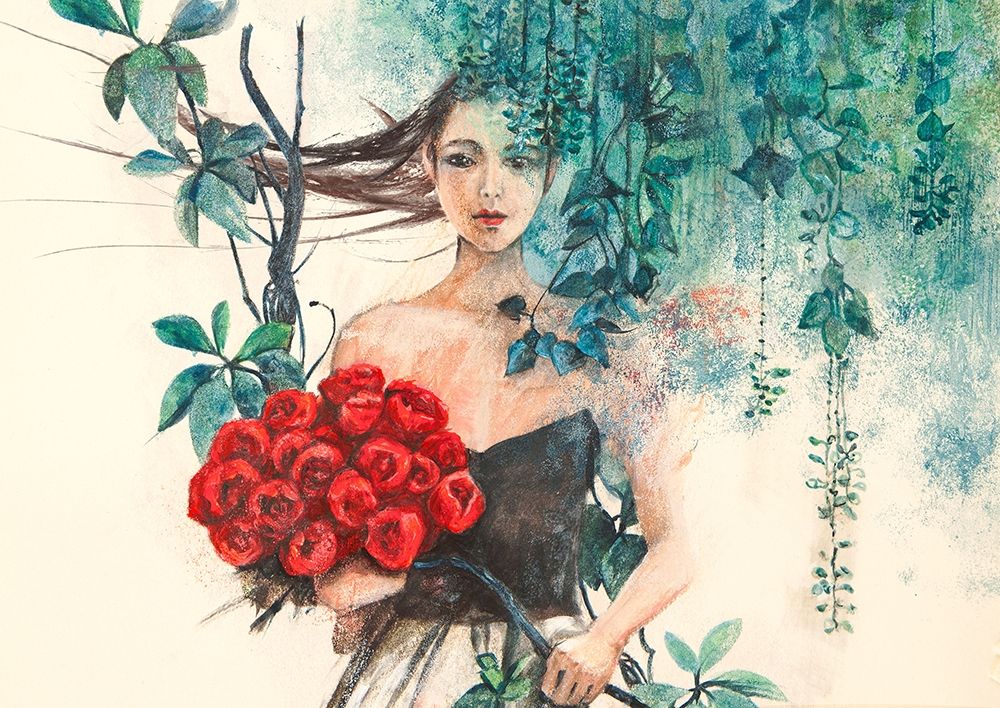 Fairy of the Roses art print by Erica Pagnoni for $57.95 CAD