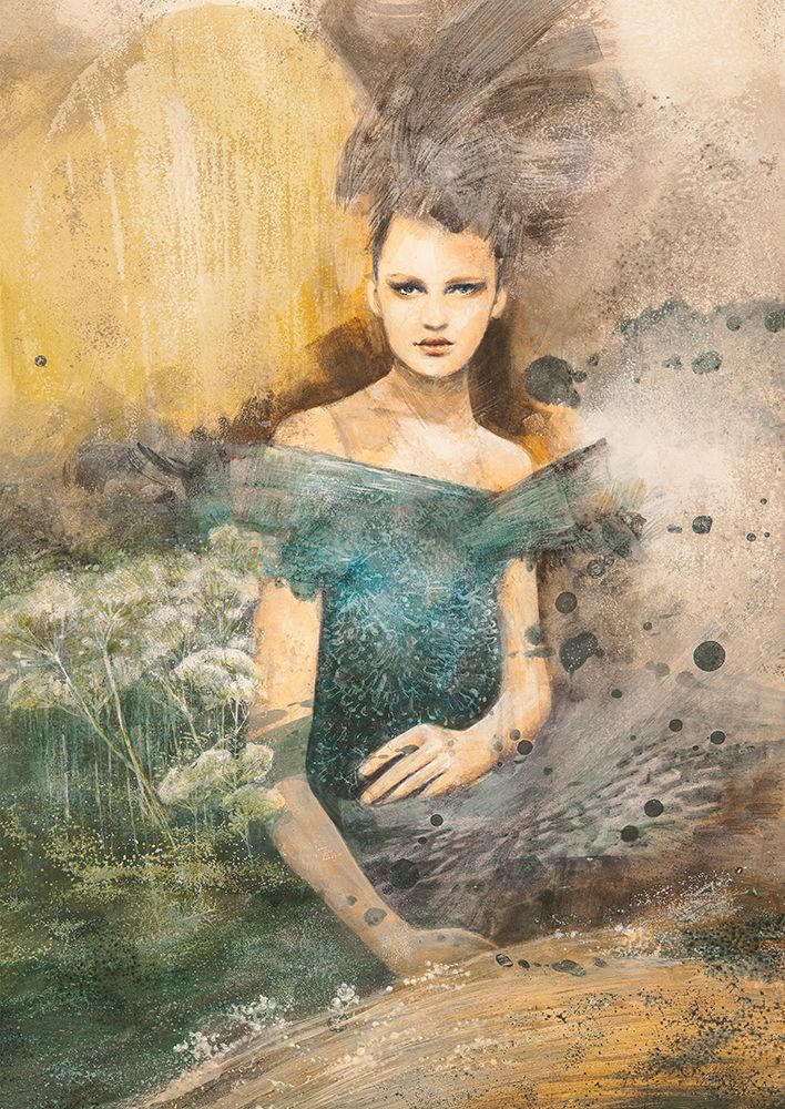 Lady of the Earth (detail) art print by Erica Pagnoni for $57.95 CAD