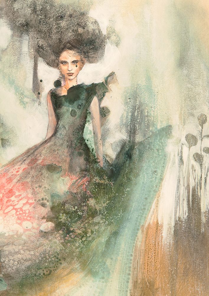 Lady of the Water (detail) art print by Erica Pagnoni for $57.95 CAD