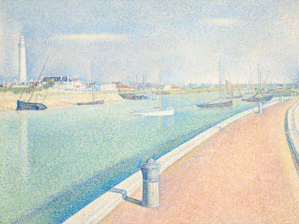 The Channel of Gravelines art print by Georges Seurat for $57.95 CAD