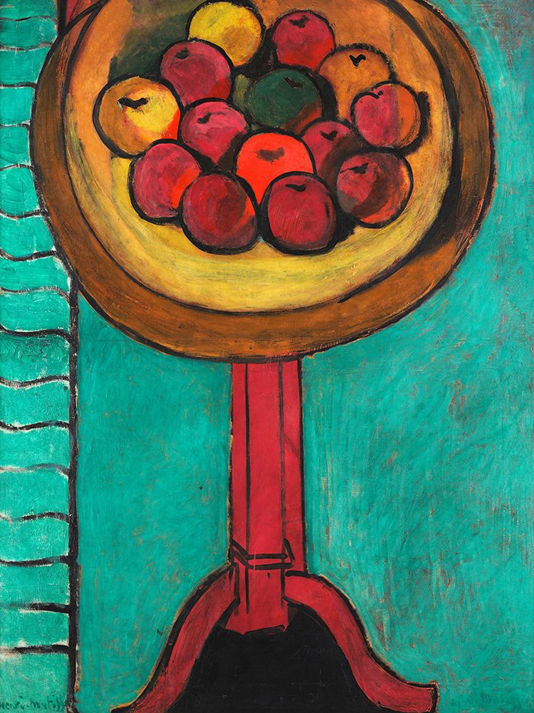 Bowl of Apples on a Table, 1916 art print by Henri Matisse for $57.95 CAD