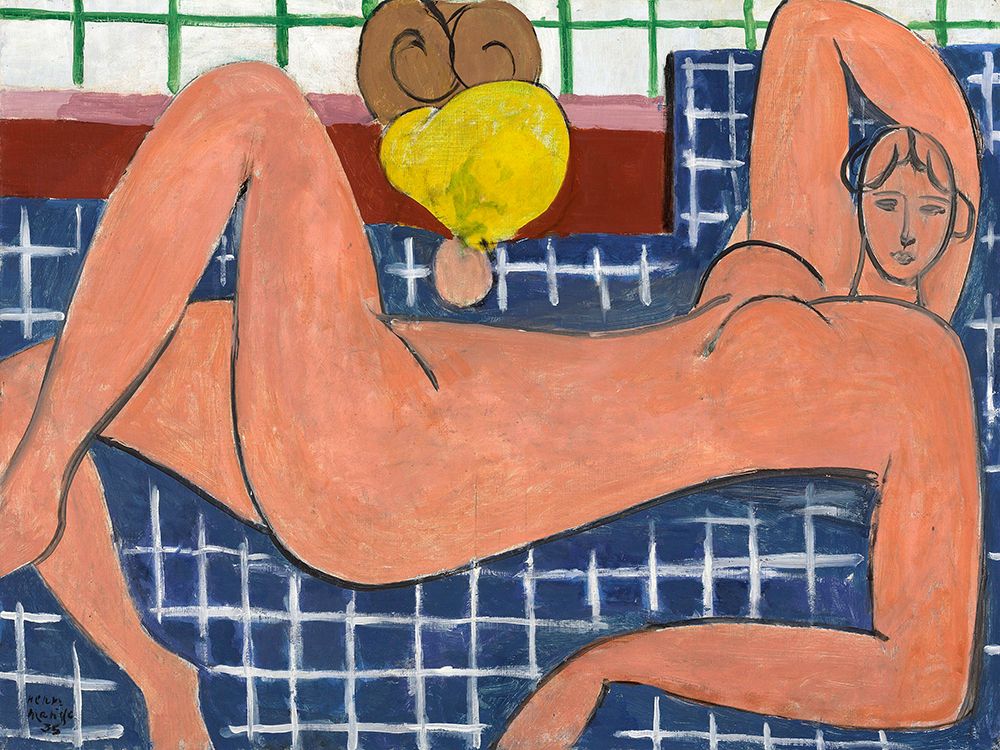 Large Reclining Nude art print by Henri Matisse for $57.95 CAD