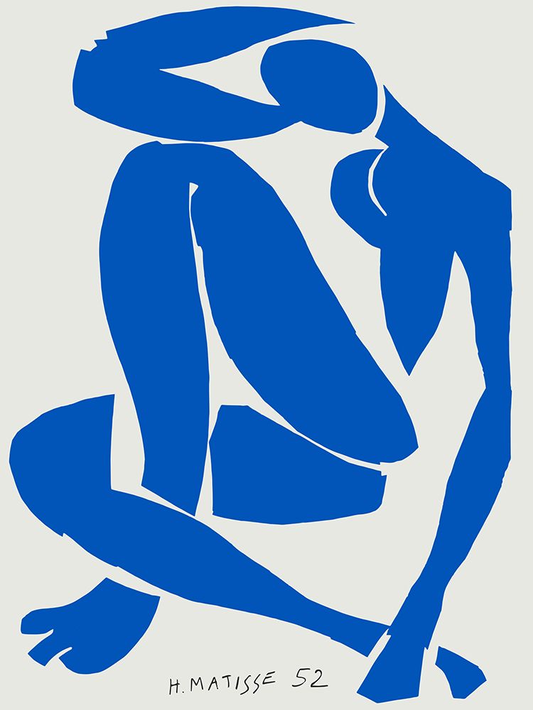 Nu Bleu IV art print by Henri Matisse for $57.95 CAD