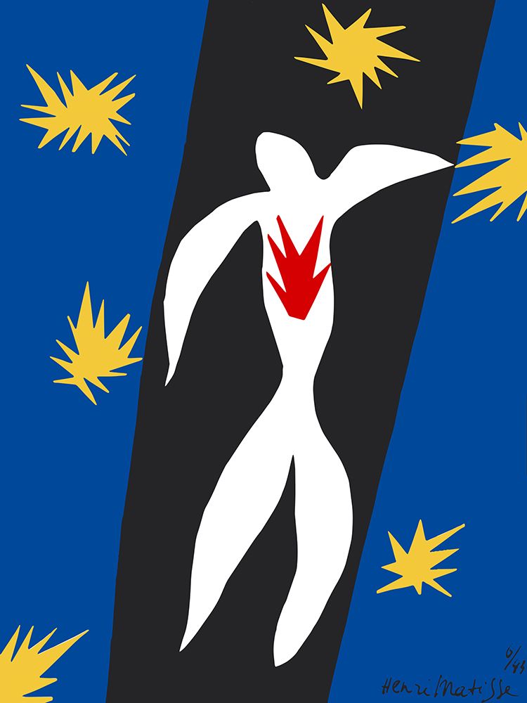 The Fall of Icarus, 1943 art print by Henri Matisse for $57.95 CAD