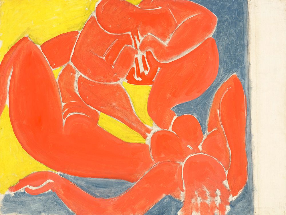 Nymphe et faune rouge art print by Henri Matisse for $57.95 CAD