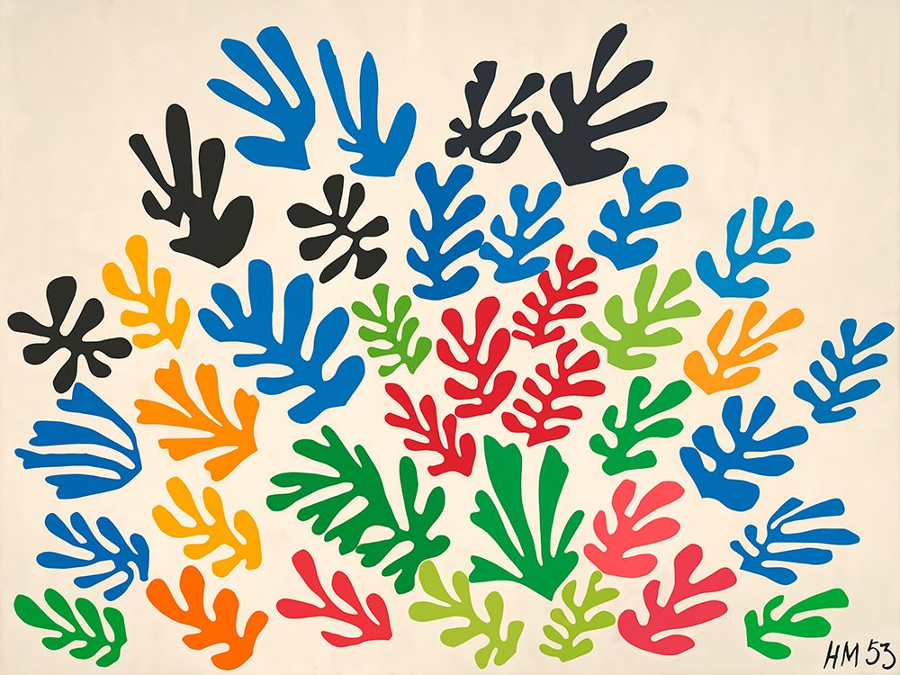 La gerbe, 1953 art print by Henri Matisse for $57.95 CAD