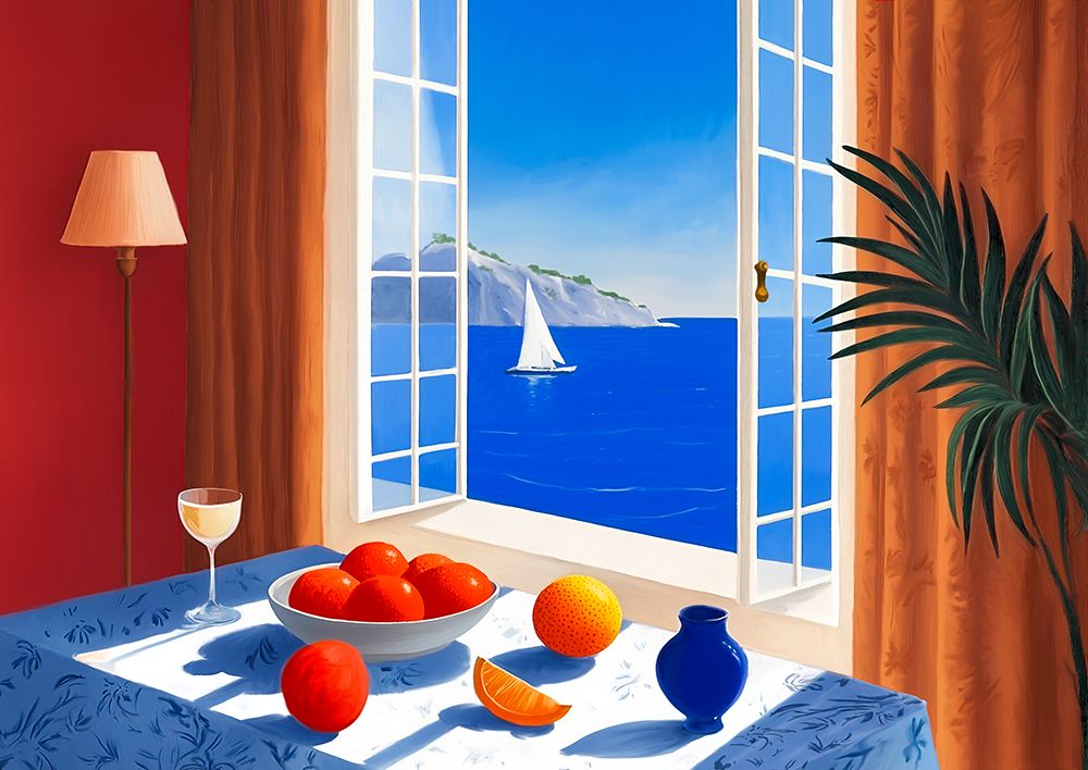Still Life and WIndow II art print by Hernan Navarro for $57.95 CAD