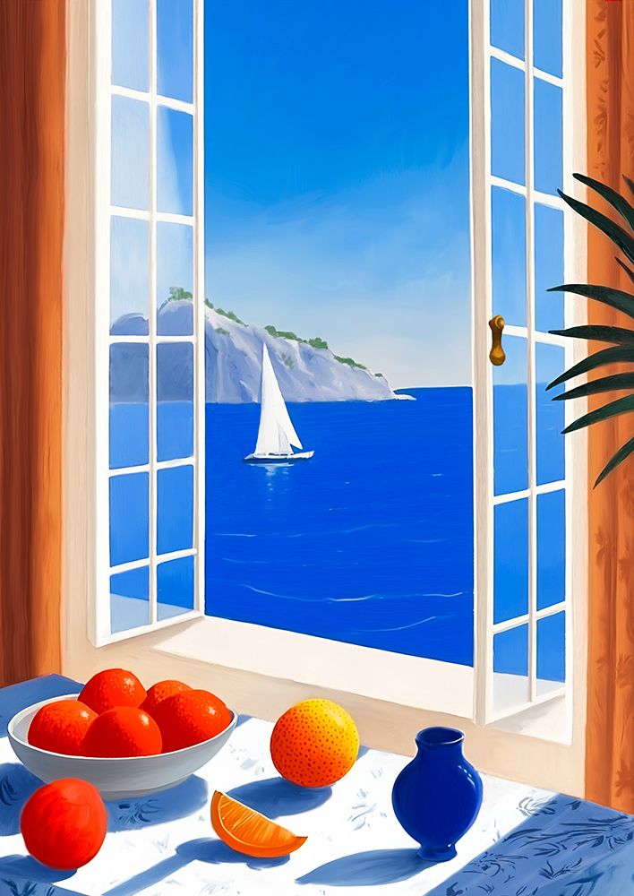 Still Life and WIndow II (detail) art print by Hernan Navarro for $57.95 CAD