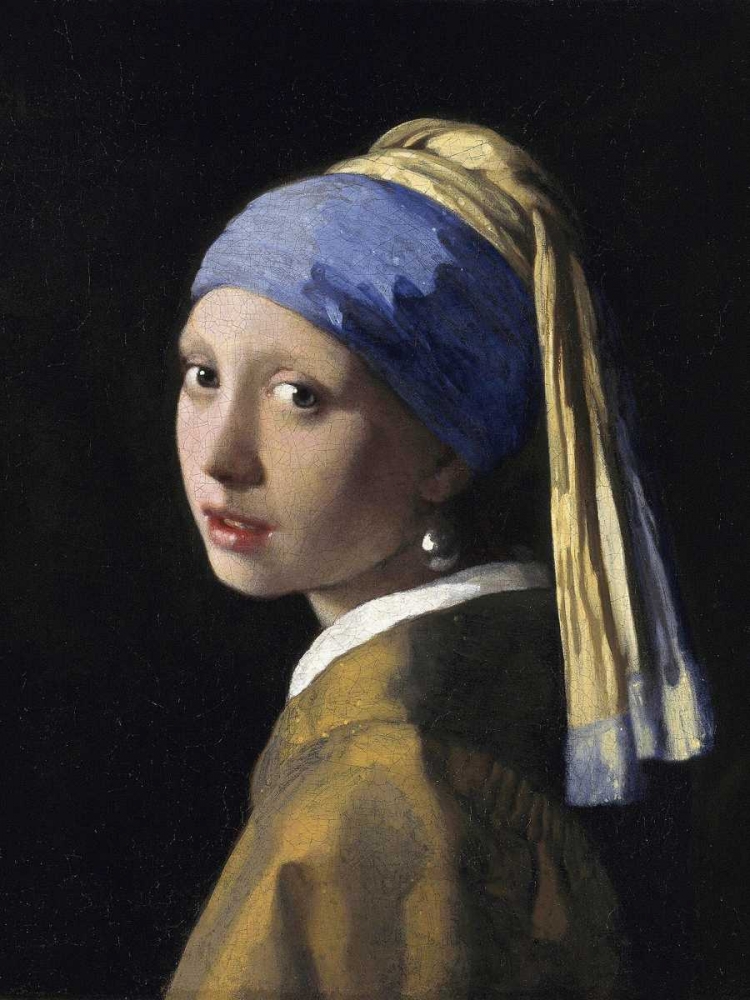 Girl With A Pearl Earring art print by Jan Vermeer for $57.95 CAD