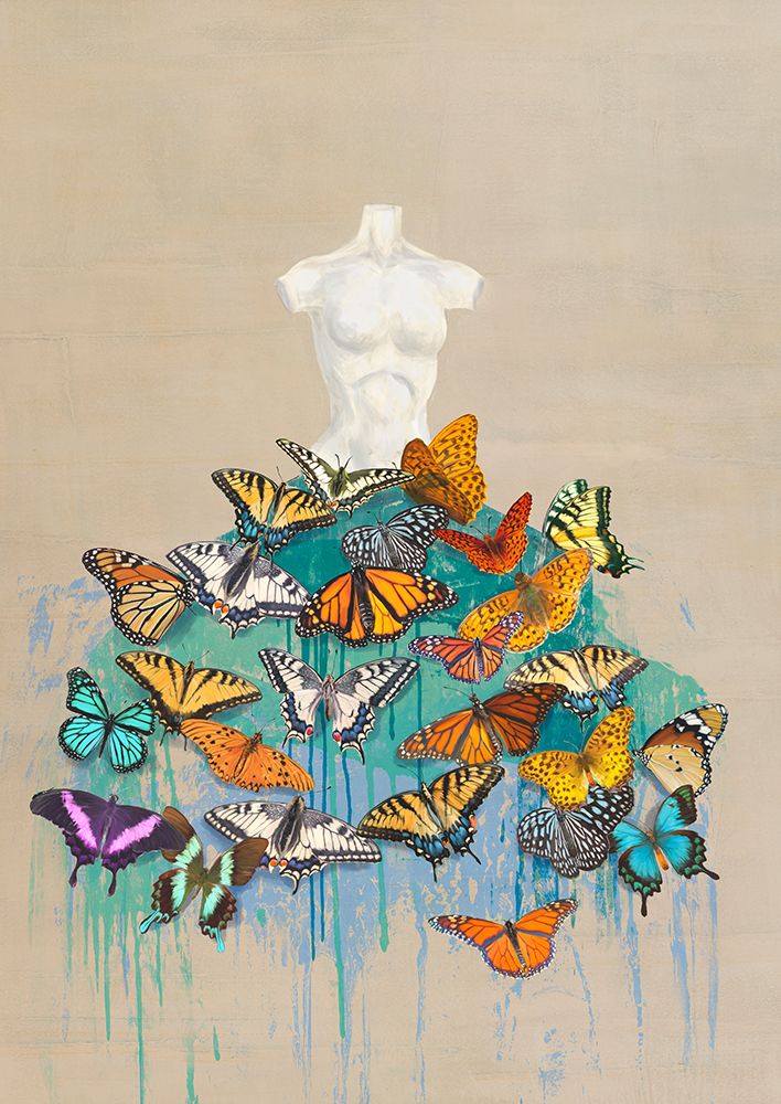 Dress of Butterflies I art print by Kelly Parr for $57.95 CAD