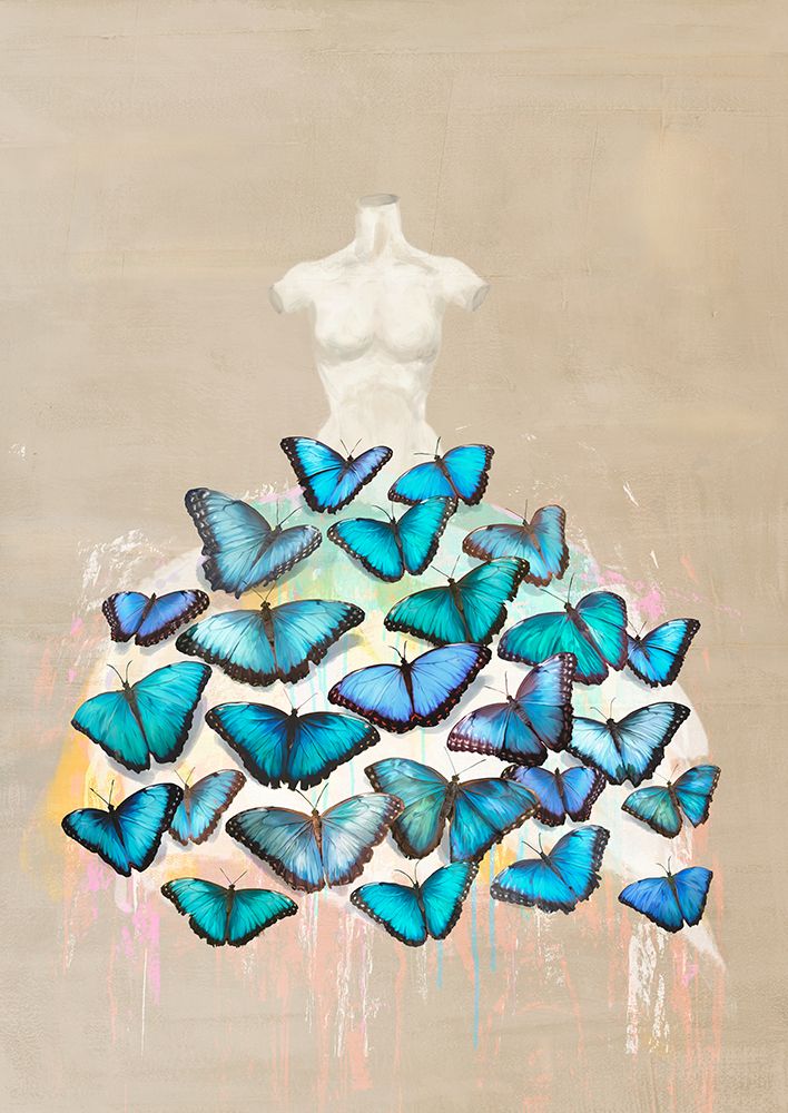 Dress of Butterflies II art print by Kelly Parr for $57.95 CAD