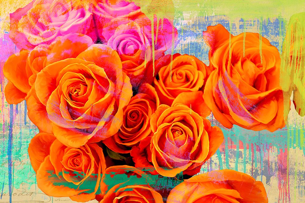 Dripping Roses art print by Kelly Parr for $57.95 CAD