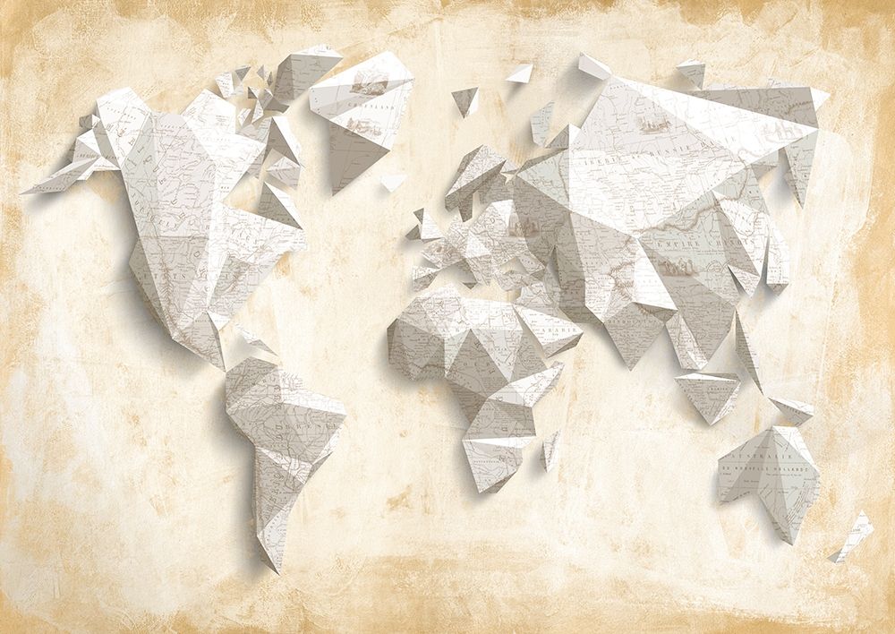A different world (Ivory and Gold) art print by Rama Kaj for $57.95 CAD