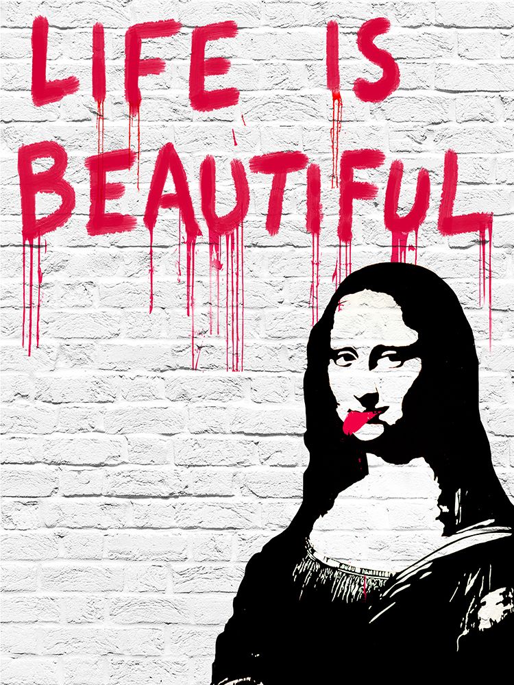 Life is beautiful art print by Masterfunk Collective for $57.95 CAD