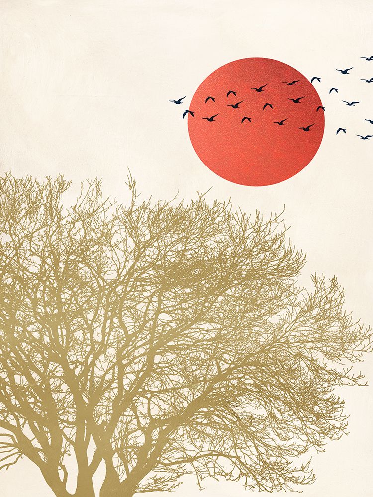 Migrant Birds II art print by Miko Sayaka for $57.95 CAD