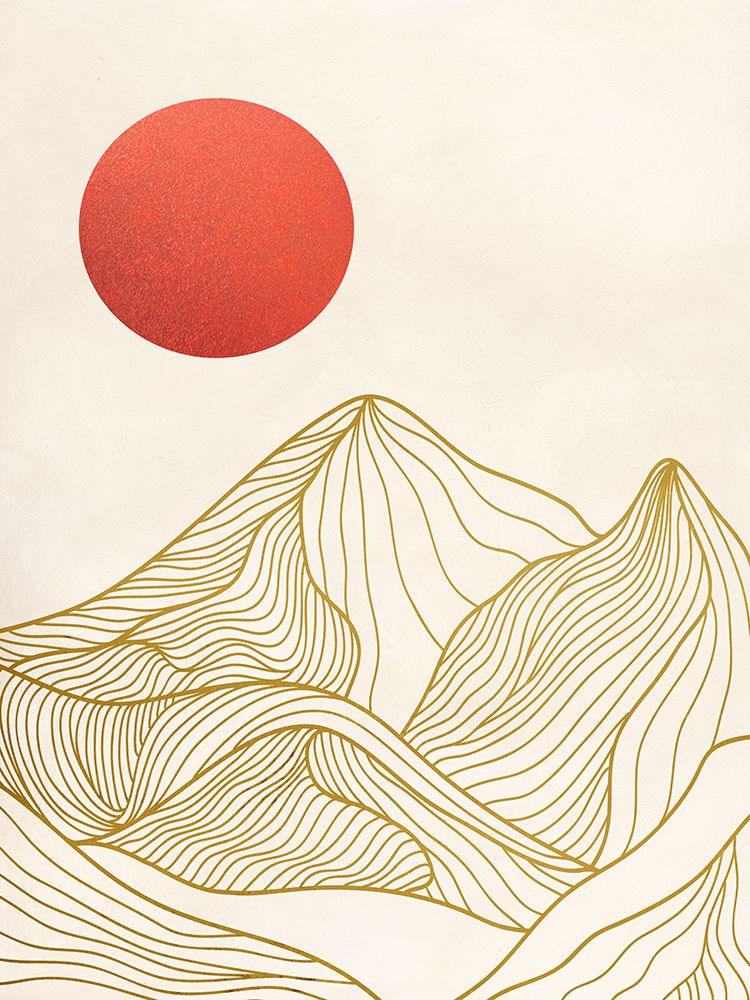 Sunset on the Mountains I art print by Miko Sayaka for $57.95 CAD