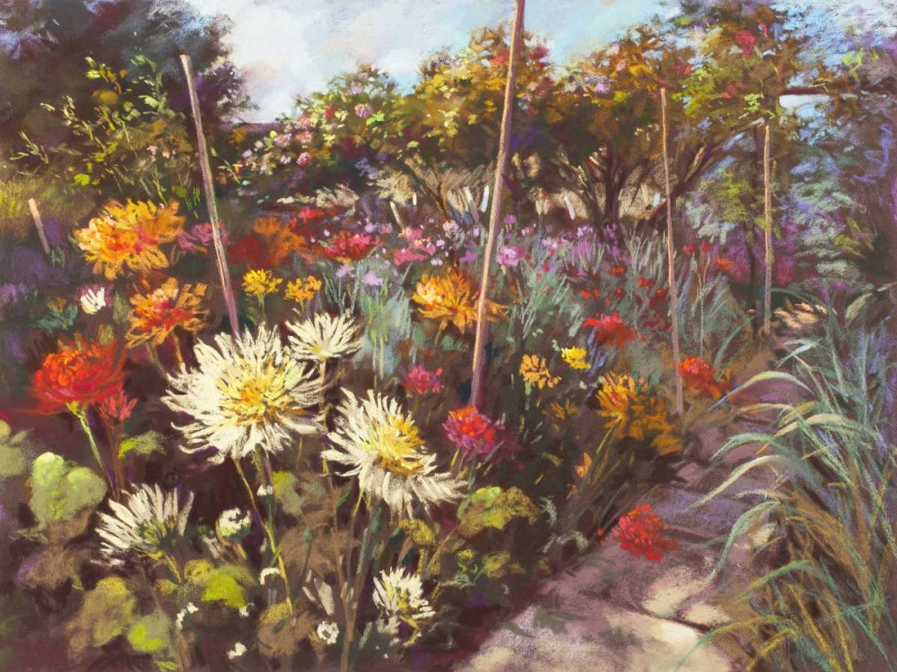 Dusk in the Walled Garden art print by Nel Whatmore for $57.95 CAD