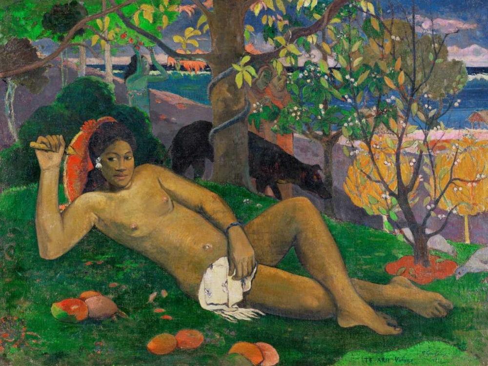  Te arii vahine (The Kings Wife) art print by Paul Gauguin for $57.95 CAD