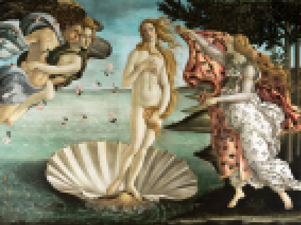 The Pixelation of Venus art print by Pixeland for $57.95 CAD