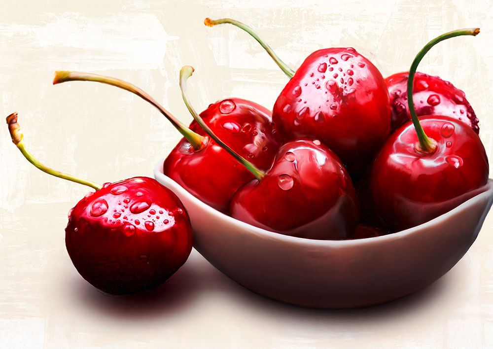 Les cerises art print by Remo Barbieri for $57.95 CAD