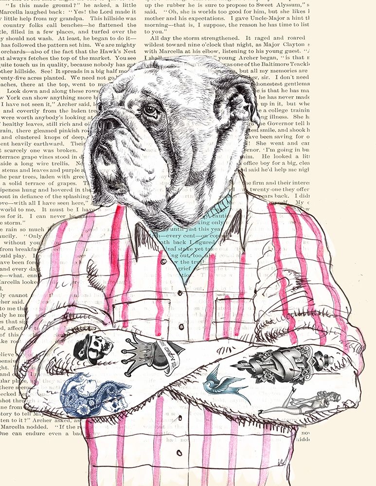 Hipster Socialite art print by Matt Spencer for $57.95 CAD