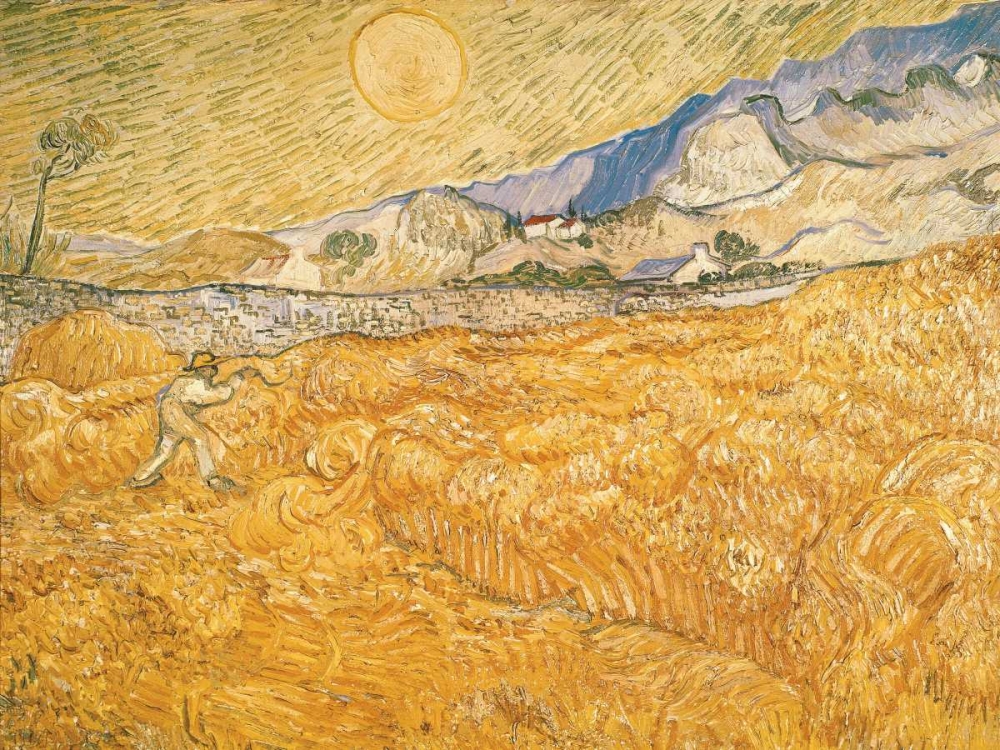 The Harvester art print by Vincent van Gogh for $57.95 CAD